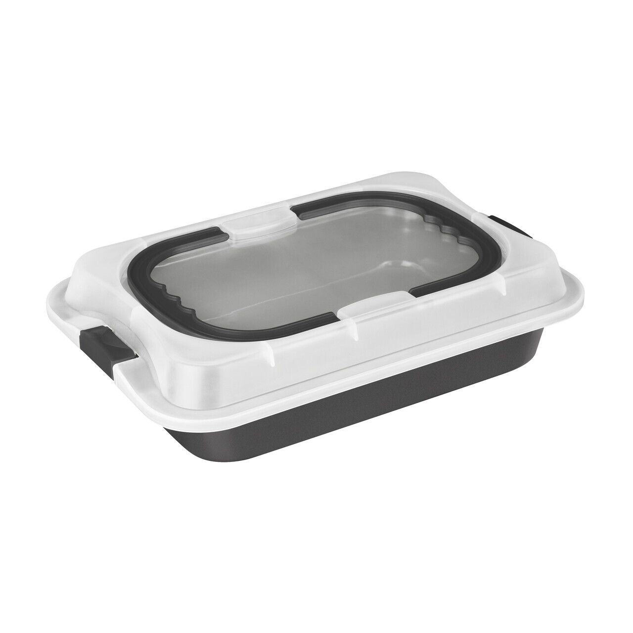Tava cu capac Berlinger Haus, Anthracite, 36.5x24.5x5.5 cm, otel carbon/plastic, antracit mat - imagine 13