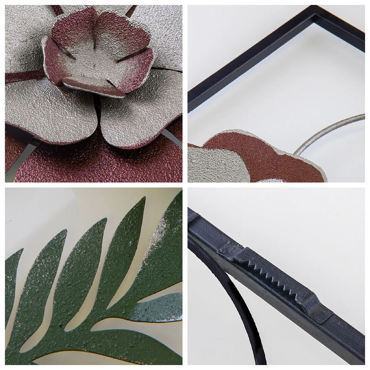 Decoratiune de perete, Menguen, Metal, Grosime: 0,6 mm, Multicolor — imaginea 4