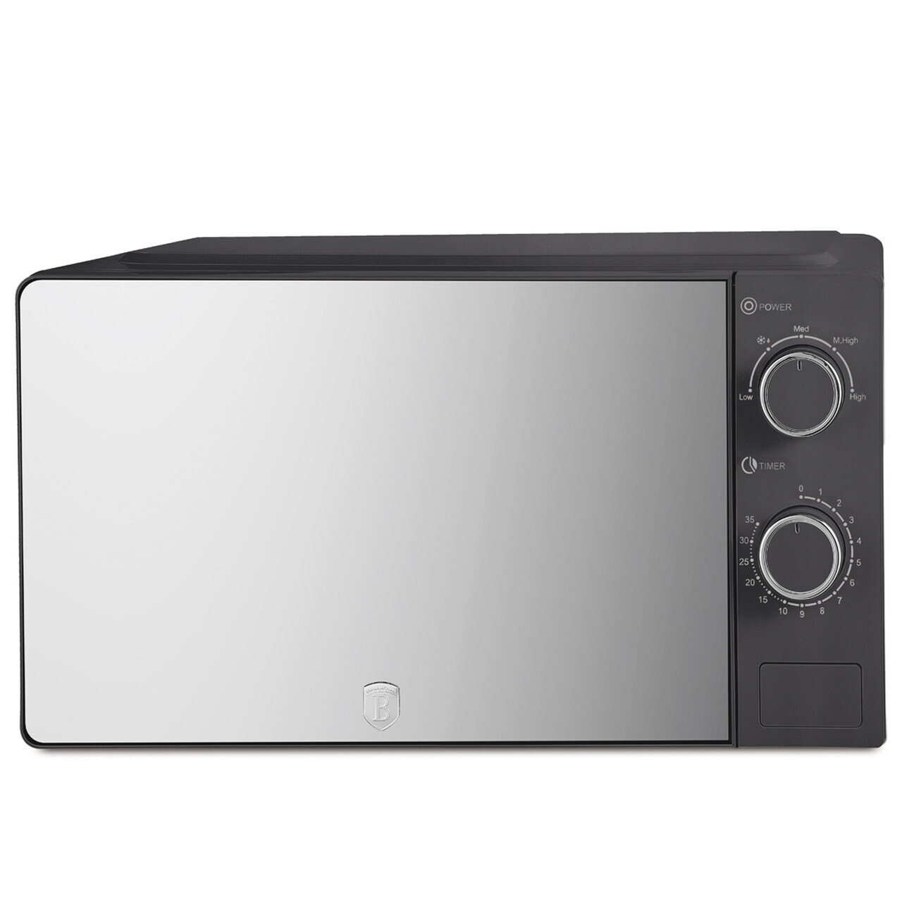 Cuptor cu microunde Berlinger Haus, Anthracite, 1100W, 20L, 44.5x24.2x32.5 cm, antracit mat/argintiu - view 3