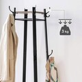 Cuier, Vasagle, 43 x 43 x 180 cm, PAL/otel, maro rustic