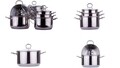 Set de gatit 11 piese Loremis, Ambition, inox