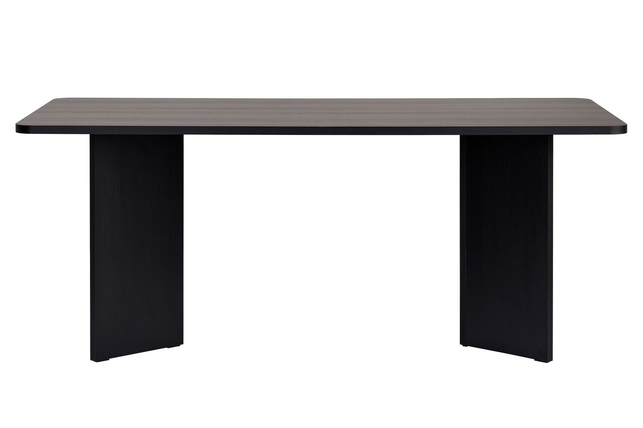 Masa, Nordure, Linza, 180x75x90 cm, Negru - imagine 5