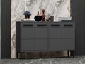 Consola, Odessa, Stria, 120x30x75 cm, PAL, Antracit