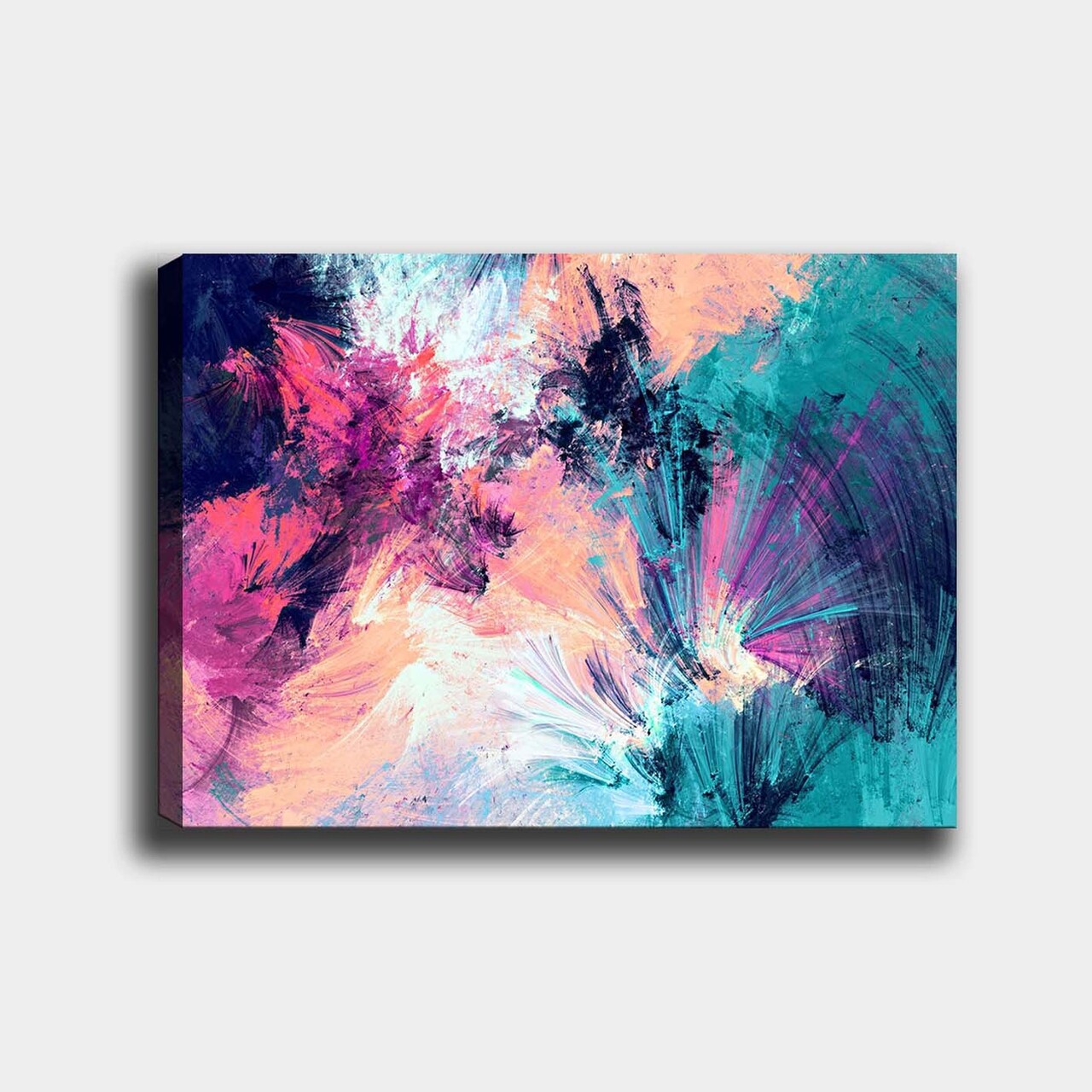 Tablou decorativ, 644687473_70100, Cadru: 100% LEMN (grosime: 3 cm), Multicolor - view 2