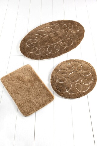 Set covoraș de baie (3 bucăți), chilai home, safir, fibre acrilice, multicolor