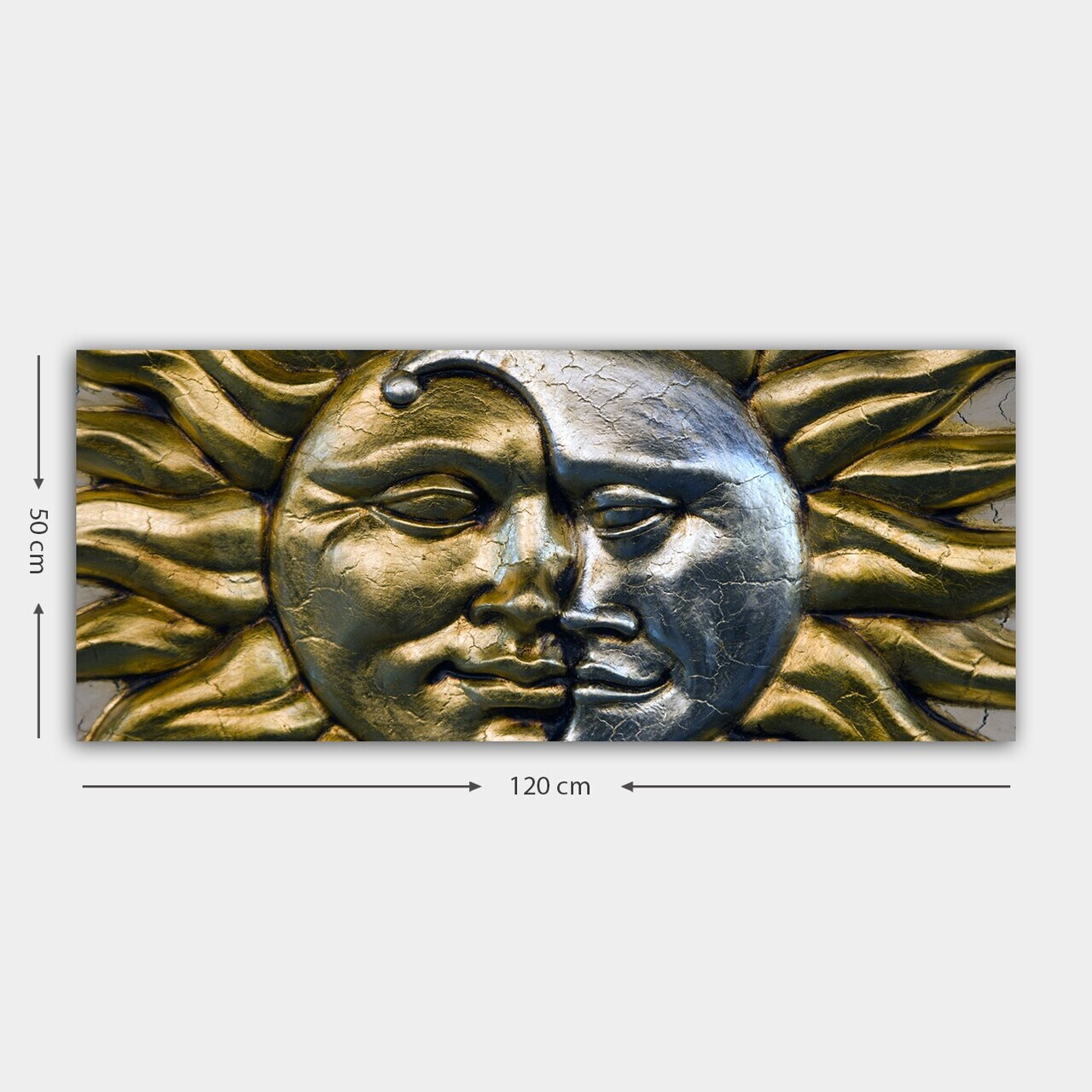 Tablou decorativ, YTY2810984_50120, Canvas, Rama din lemn (grosime 3 cm), Multicolor — imaginea 3