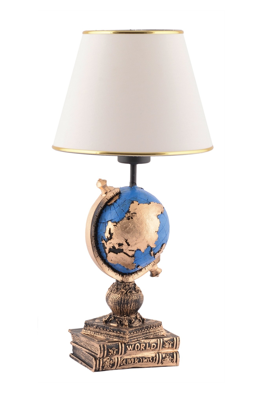 Lampa de masa, Opviq, 390FLH2251, Negru / Alb / Auriu - view 3