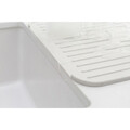 Scurgator vase, Brabantia, SinkSide, 32.5x43.8x0.9 cm, silicon, gri deschis