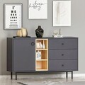 Set mobilier living, Inarch, Natural,  Antracit