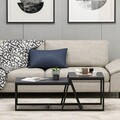 Masuta de cafea, Inarch, Minimal, 75x38x50 cm, Antracit