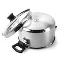 Oala cu capac Sophia, Luigi Ferrero, 24x13 cm, 5.4 L, inox