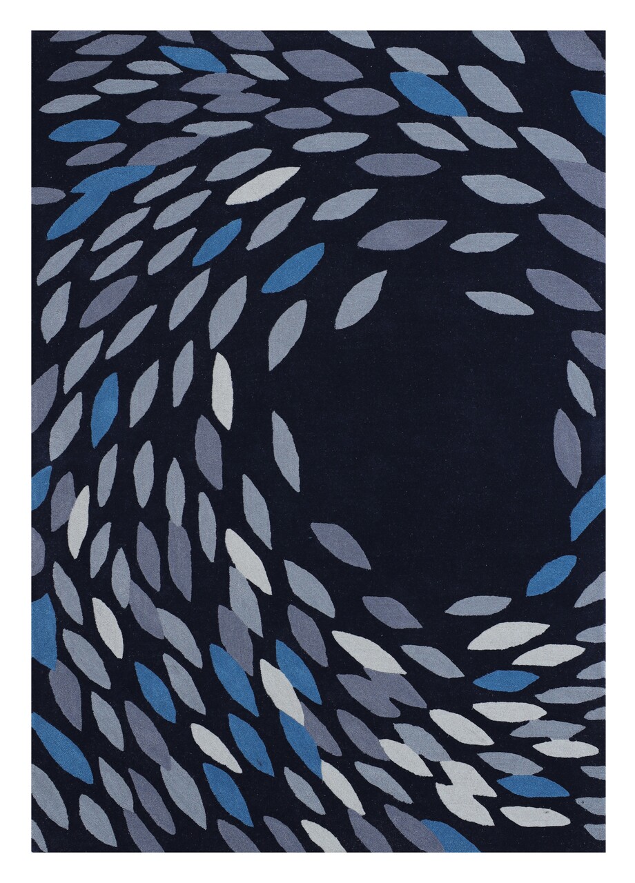 Covor Hurricane Bedora,100x200 cm, 100% lana, multicolor, finisat manual - 1 | YEO