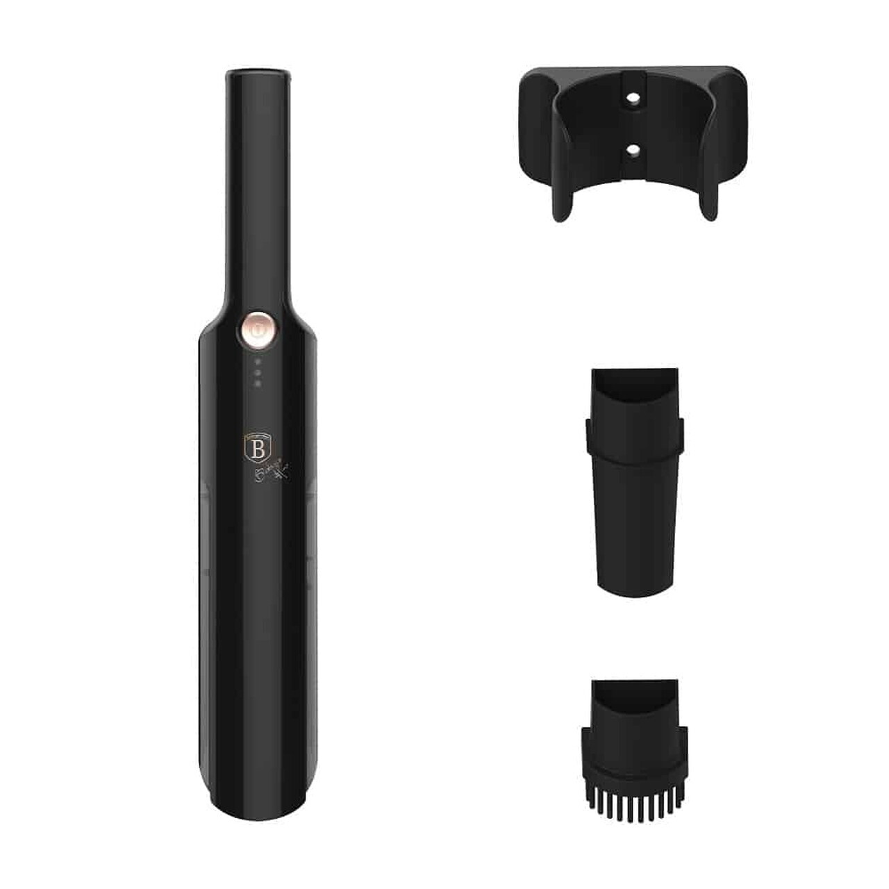 Aspirator de mana Berlinger Haus, Black Rose, 2.5 Kpa, 200 ml, negru - imagine 3