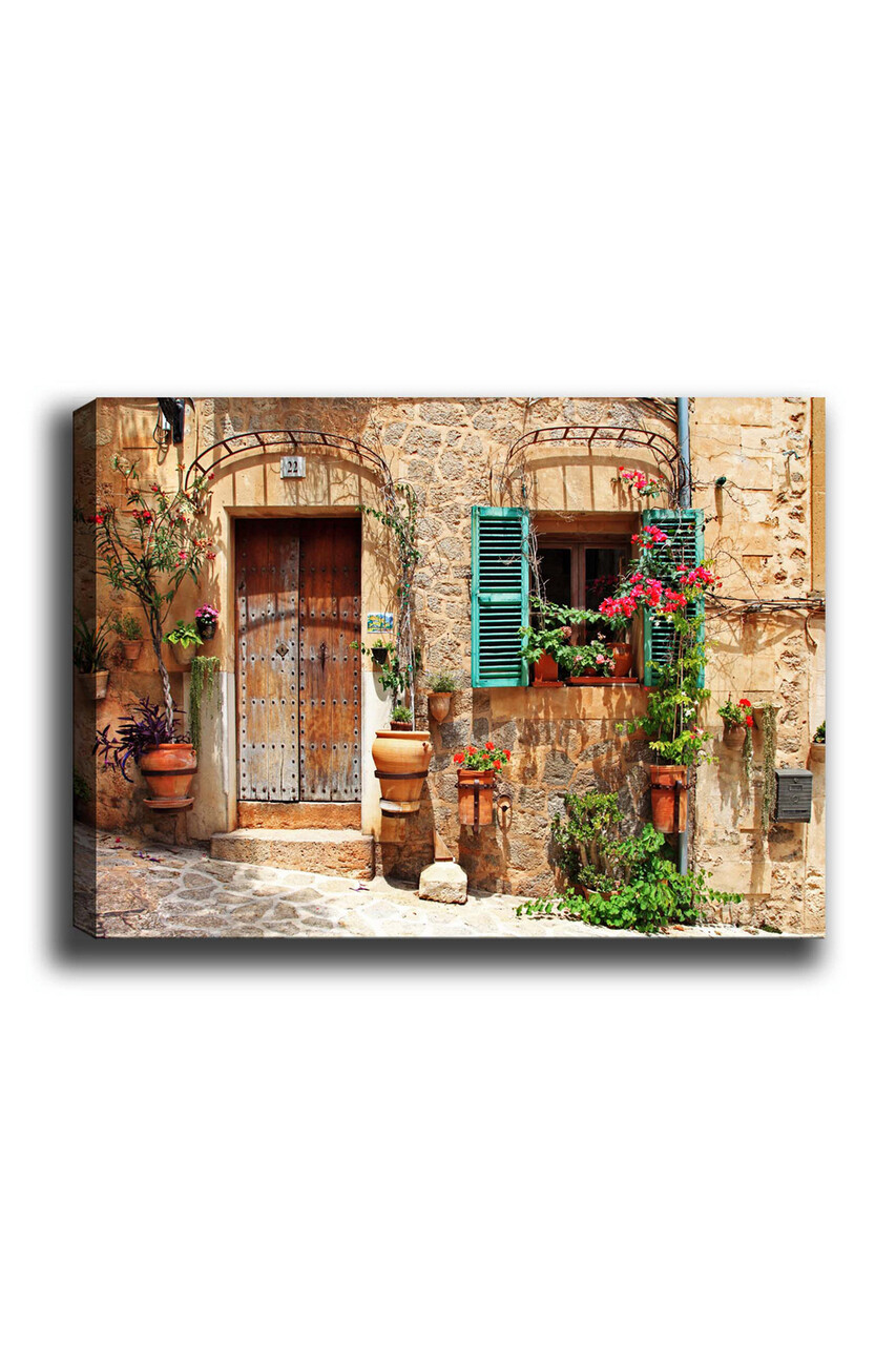 Tablou decorativ, Kanvas Tablo (70 x 100), Cadru: 100% LEMN (grosime: 3 cm), Multicolor - view 2