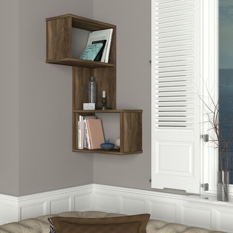 Raft pentru perete folk, tera home, 46x22x89,2 cm, aluna