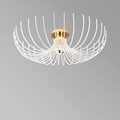 Plafoniera Aspendos N-640, Noor, 16 x 56 cm, 1 x E27, 100W, alb