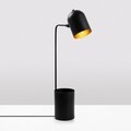 Lampa de masa, Pot - 11491, Fulgor, 12 x 27 x 67 cm, 1 x E14, 40W, negru
