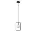 Lustra, Fulgor, 942FLG1124, Metal, Alb/Negru