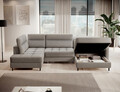 Coltar extensibil dreapta 4 locuri ELTAP, RT-03RAQ, Berrto, 306x165x100 cm, lemn/poliester, gri