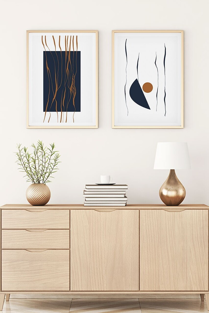 Tablou decorativ, Huhu108, Lemn masiv, Multicolor