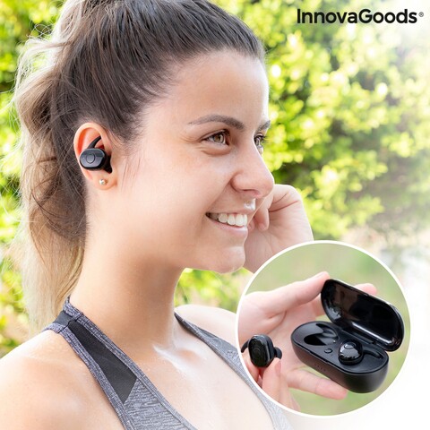 Casti wireless cu incarcare magnetica ebeats innovagoods