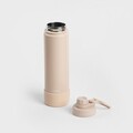 Termos Lunare, Homla, 8x28 cm, 650 ml, inox/plastic, bej