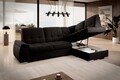 Coltar extensibil dreapta 3 locuri ELTAP, RT-22FL, Sado, 272x192x95 cm, lemn/poliester, maro inchis