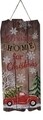 Decoratiune luminoasa Car, 6 LED-uri, 20x50cm, lemn, multicolor