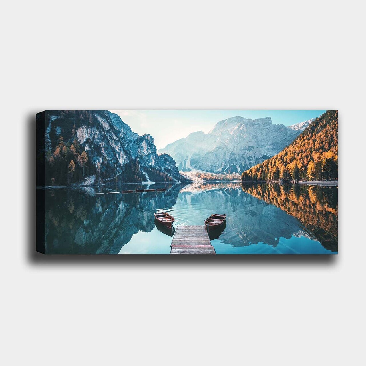 Tablou decorativ, YTY1499847638_50120, Canvas, Rama din lemn (grosime 3 cm), Multicolor — imaginea 2