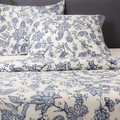 Lenjerie de pat King Size, Telle, Homla, 3 piese, 200x220 cm, bumbac, multicolor
