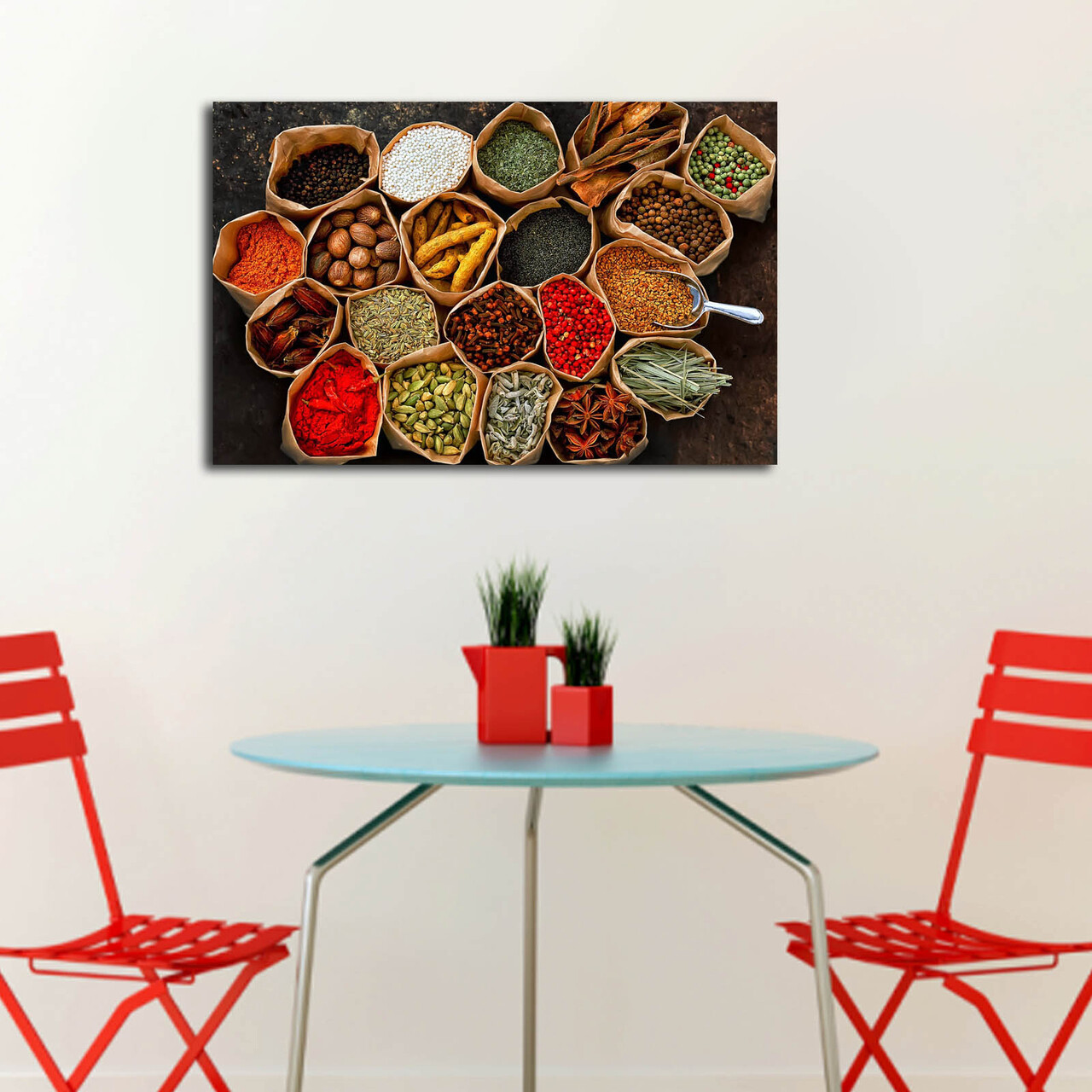 Tablou decorativ, 4570AO-5, Dimensiune: 45 x 70 cm, Multicolor - view 3
