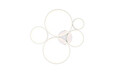 Plafoniera Rondo, TRIO, 59x53x5.5 cm, 49W, 1x SMD, metal, alb mat