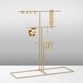 Suport pentru bijuterii, TK-006, 40x41x15 cm, Metal, Auriu