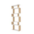 Corp biblioteca, Colman, Bates, 60x19.6x160 cm, PAL, Stejar alb