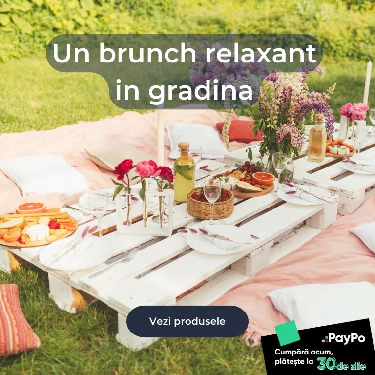 Un brunch relaxant in gradina